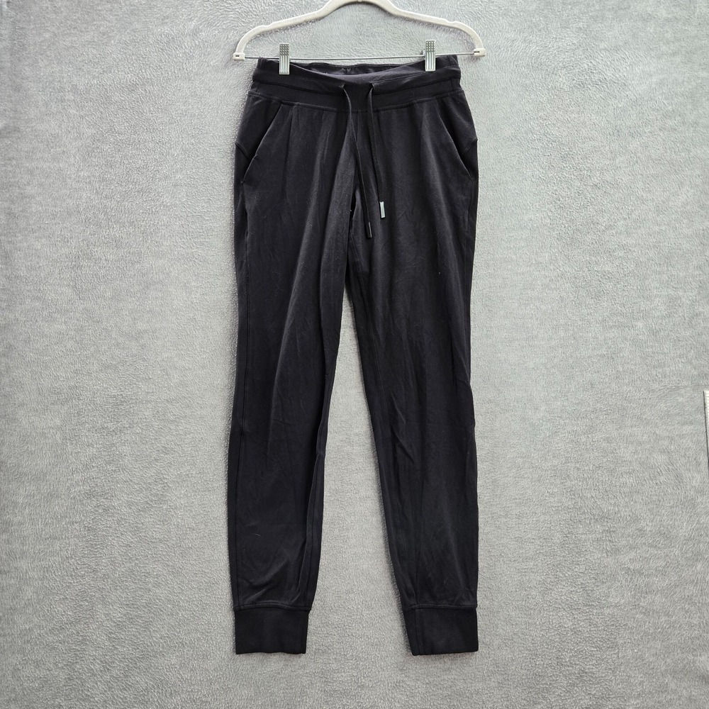 Lululemon Women Activewear Pants 4 Black Ready to Rulu Jogger Drawstring